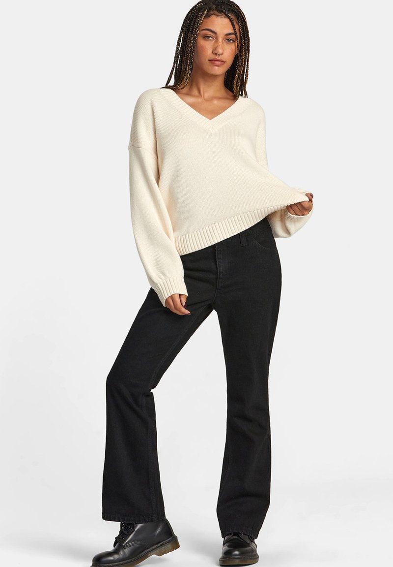 RVCA Flared Jeans zwart