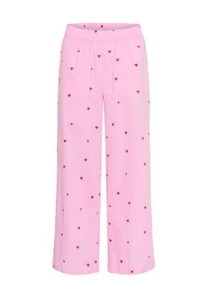 Saint Tropez JALINE - Tracksuit bottoms - bonbon flame hearts