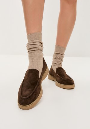 LOAFERS-HANDCRAFTED CLASSIC - Slip-ons - brown