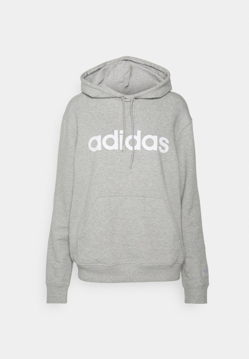 adidas Sportswear Hoodie - medium grey heather/white/grey