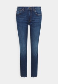 Não selecionado, blue dark wash