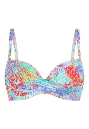 LingaDore FORM - Bikinitop - coral leopard print