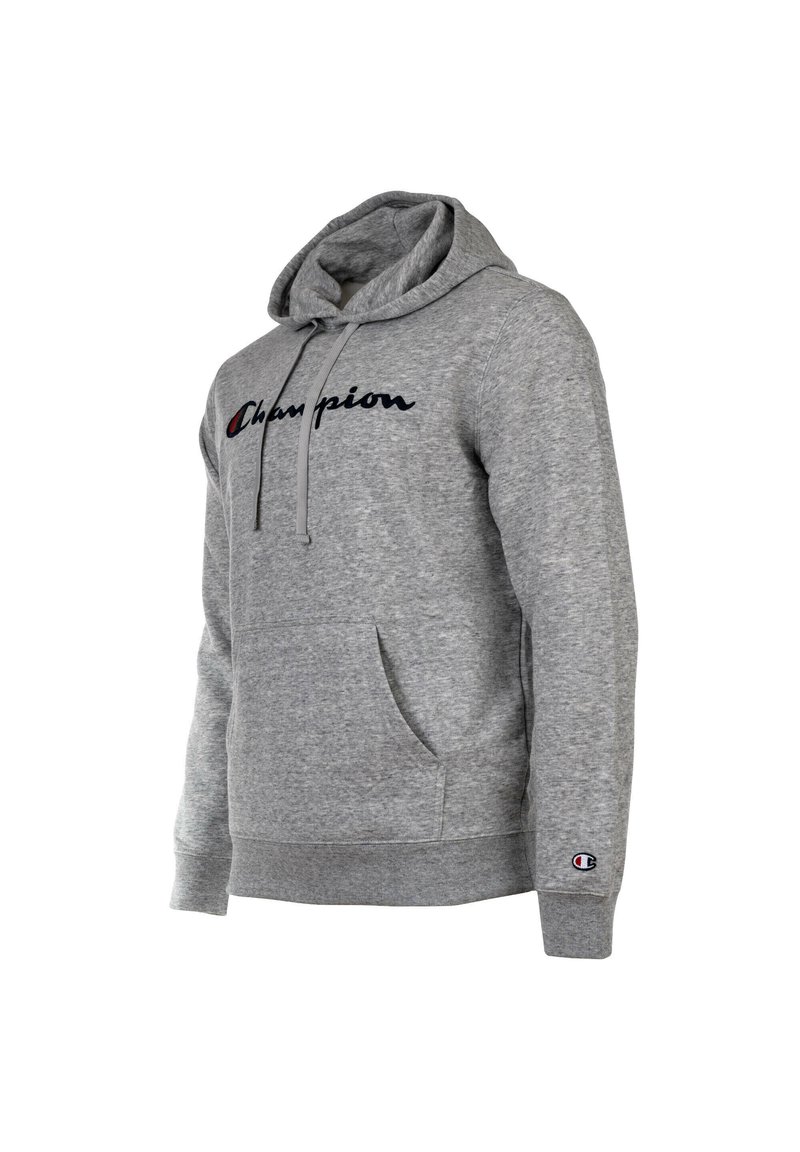Champion ICONS CONTRAST LOGO LARGE Hoodie grau/grey Zalando