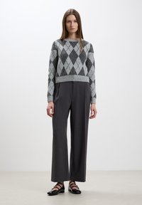 Calliope FANTASIA ROMBI - Maglione - grey