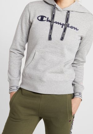 Jersey con capucha - mottled light grey