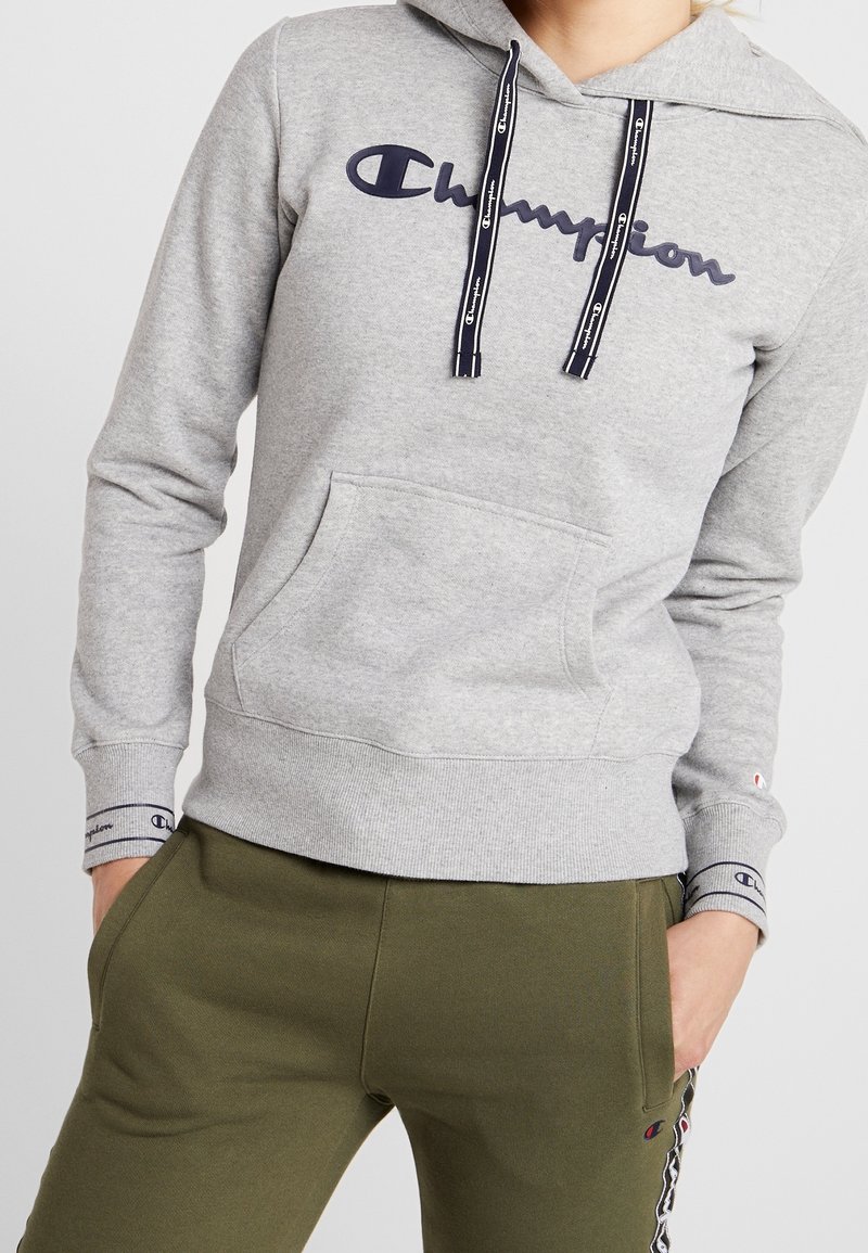 Champion Jersey con capucha - mottled light grey