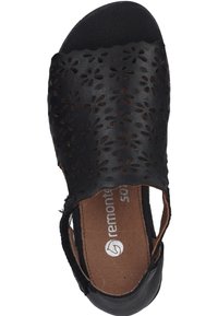 Remonte Sandali con zeppa - schwarz