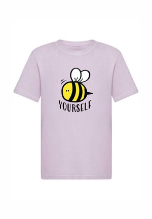 BEE YOURSELF - Print T-shirt - lilac