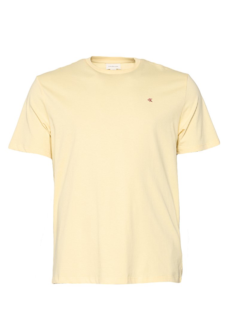 Calvin Klein Jeans T-shirt basic lichtgeel