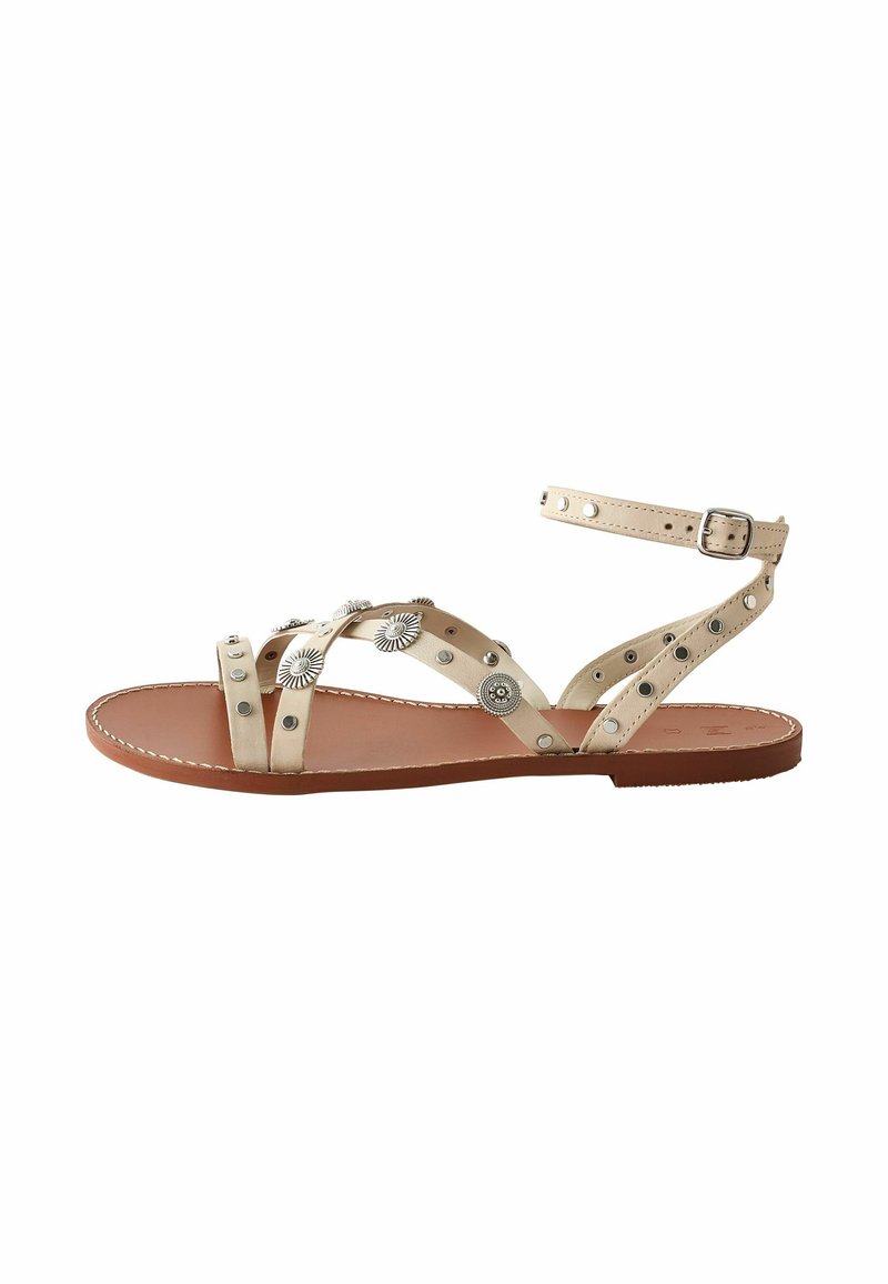 Next REGULAR FIT - Páskové sandály  - bone