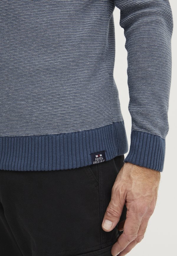 FQLEWIS - Cardigan - dark denim2