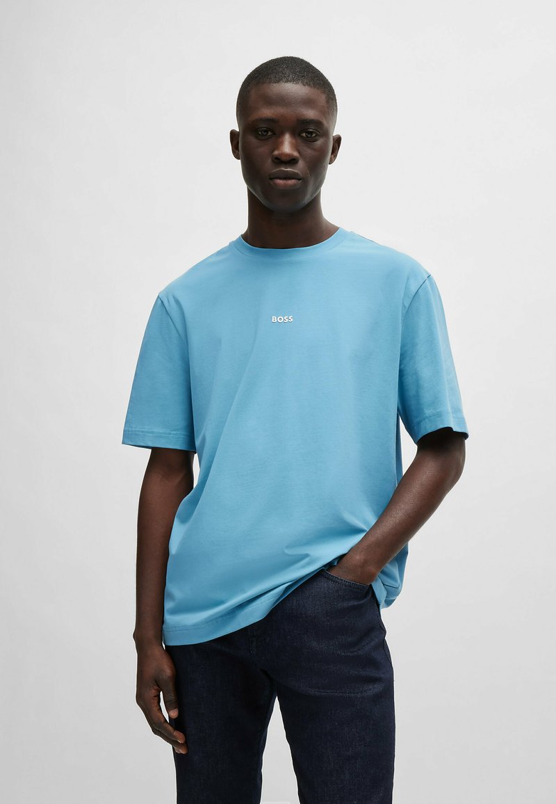 BOSS TCHUP - Basic T-shirt - open blue twentysix