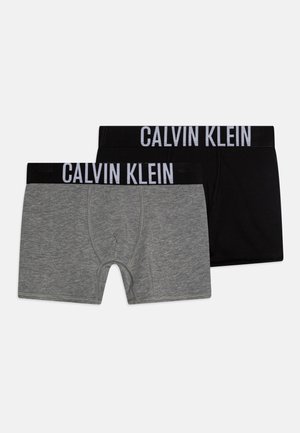 BRIEF 2 PACK - Panties - black/grey heather