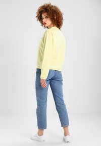Urban Classics LADIES TERRY VOLANT CREW - Mikina - powderyellow