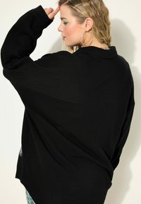 Studio Untold EYE EMBROIDERY BUTTON FRONT  - Blusa - black