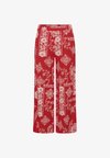 GIANNA - Housut - red ethnic print