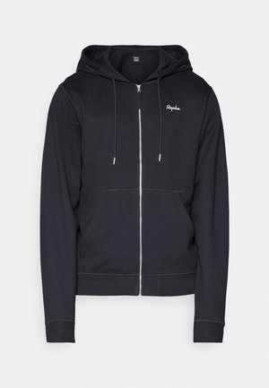 Rapha MENS ZIP HOODIE - Užtrauktuku užsegamas treningas - black/grey