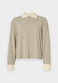 SACHA BRETON POLO - Strikkegenser - cream/black