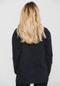 Paradiso Clothing PINK FLOYD DARK SIDE OF THE MOON DIP DYE - Long sleeved top - black