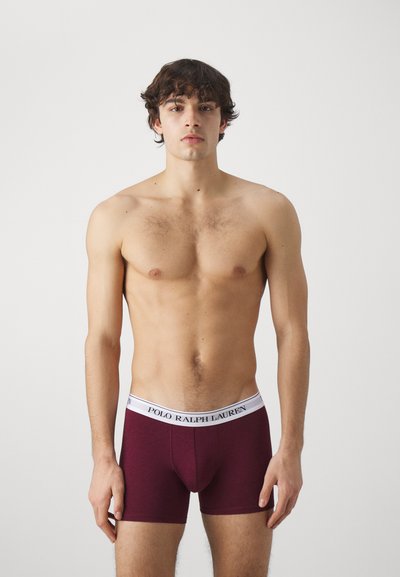 Polo Ralph Lauren 3 PACK - Trumpikės - rich ruby/wine heather/red carpet