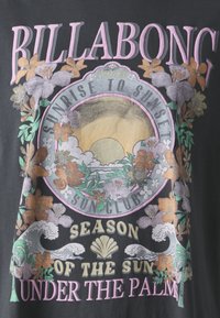 Billabong UNDER THE PALMS - Marškinėliai su spaudiniu - off black