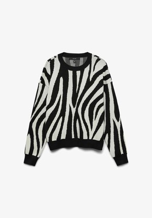 Mustvalge sebrariidega kudum, millel on ümar kaelus ja ribakäised. Omab silmapaistvat graafilist mustrit kogu kangas.