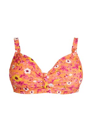 Bikinitop - orange flower aop