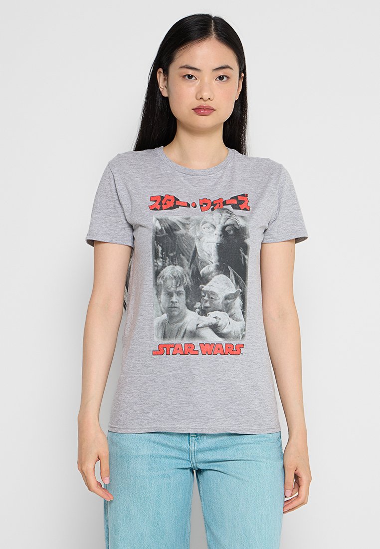 Star Wars T-shirt print grijs Star Wars T-shirt print grijs