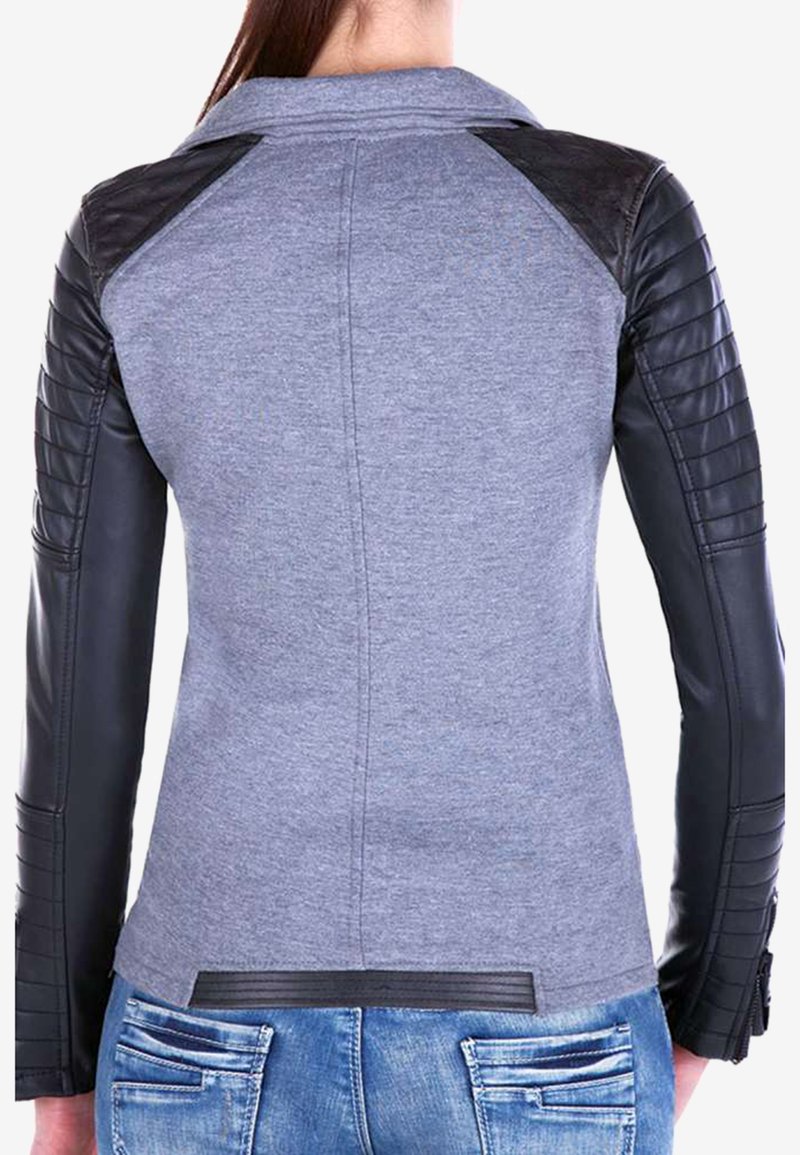 Damen Leichte Jacken | Cipo & Baxx Übergangsjacke grey/dunkelblau - JD79176 Damen Leichte Jacken | Cipo & Baxx Übergangsjacke grey/dunkelblau - JD79176