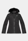 SKI JACKET WITH REMOVEABLE FUR HOOD - Chaqueta de esquí - black