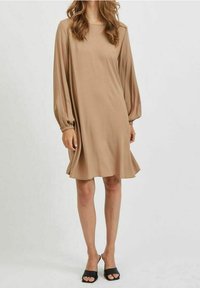 VILA Vardagsklänning - beige