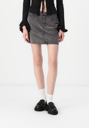 ONLSKY MOUNA SKIRT - Miniszoknya - washed black