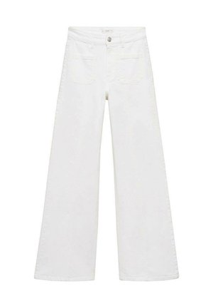 Flared jeans - white