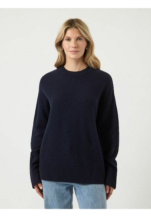 YASNOLA - Stickad tröja - navy blazer