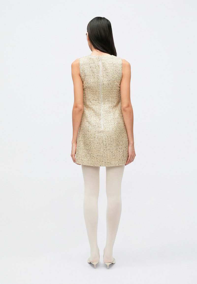 Alice + Olivia CADE SHIFT MINI DRESS - Day dress - gold-coloured -  Zalando.co.uk