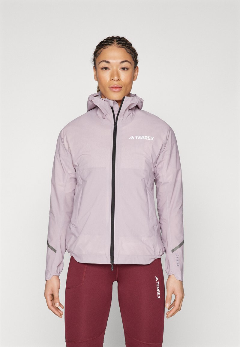 Adidas Terrex TERREX XPERIOR 2.5L LIGHT RAIN.RDY JACKET - Cortaviento - preloved fig