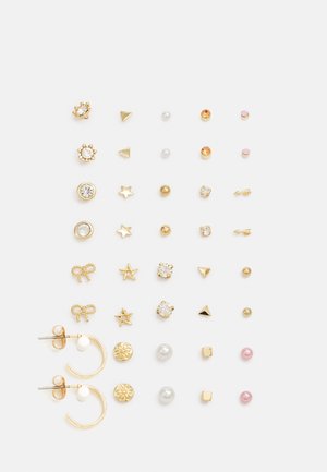 PCQANZA EARSTUDS 20 PACK - Pendientes - gold-coloured