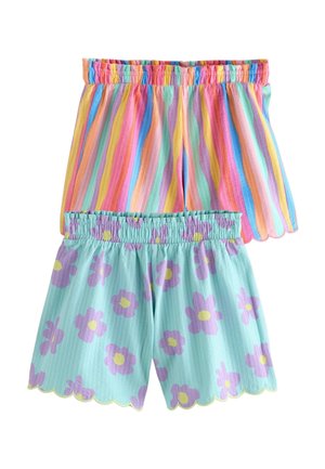 Next, REGULAR FIT - TEXTURED SCALLOP TRIM SHORTS 2 PACK . - Shorts - multi stripe flower