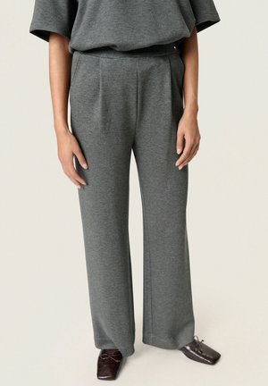 Soaked in Luxury Pantaloni - grey melange