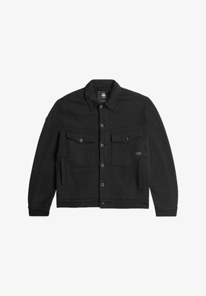 G-STAR, DAKOTA SWEATER JACKET - Sweatjacke - dk black