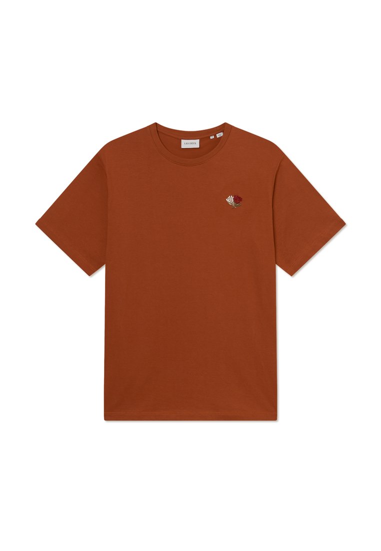 Les Deux T-shirt print cognac