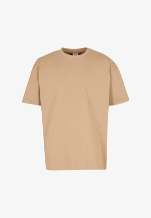 Urban Classics CUFF TEE - Pamata T-krekls - unionbeige