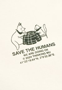 Thinking Mu ZACH - T-Shirt print - off white