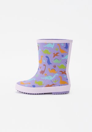 KIDS FIRST DINOSAUR BOOT UNISEX - Bottes en caoutchouc - purple dinosaur