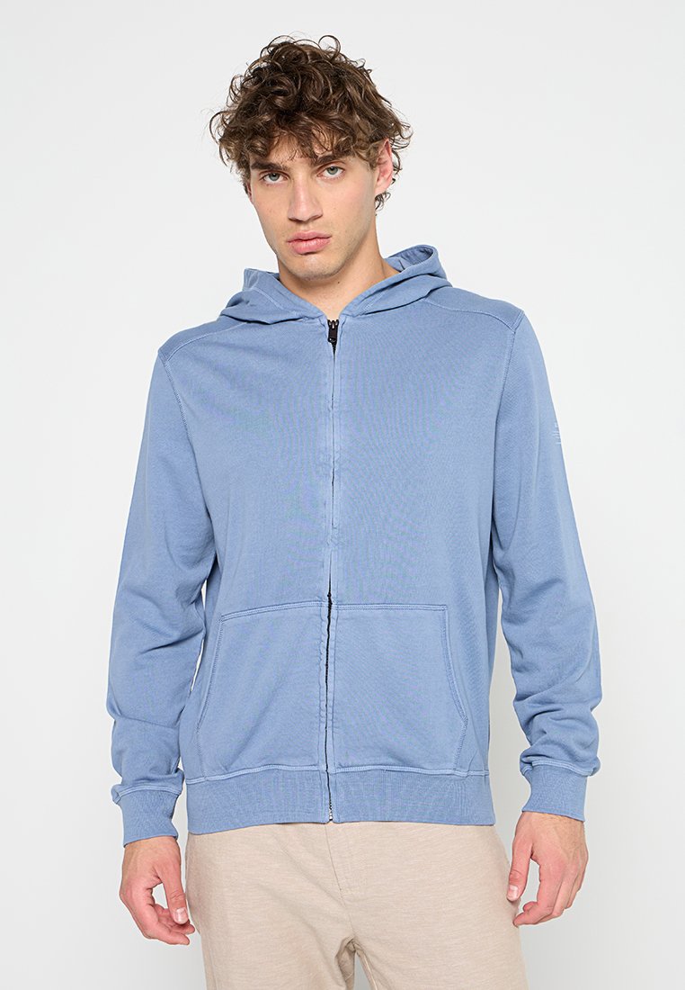 Ecoalf Sweater met rits blauwgrijs Ecoalf Sweater met rits blauwgrijs