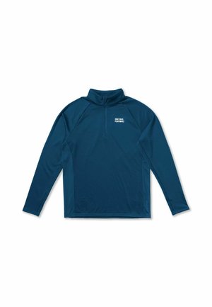 Brooks, THERMAL REFLECTIVE 1/2 ZIP - Long sleeved top - indigo reflective