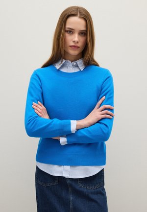 Strickpullover - soft blue