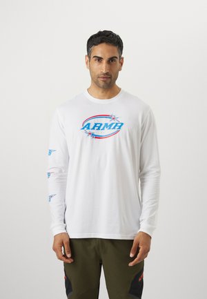 Under Armour STACKED STARS  - Long sleeved top - white/red