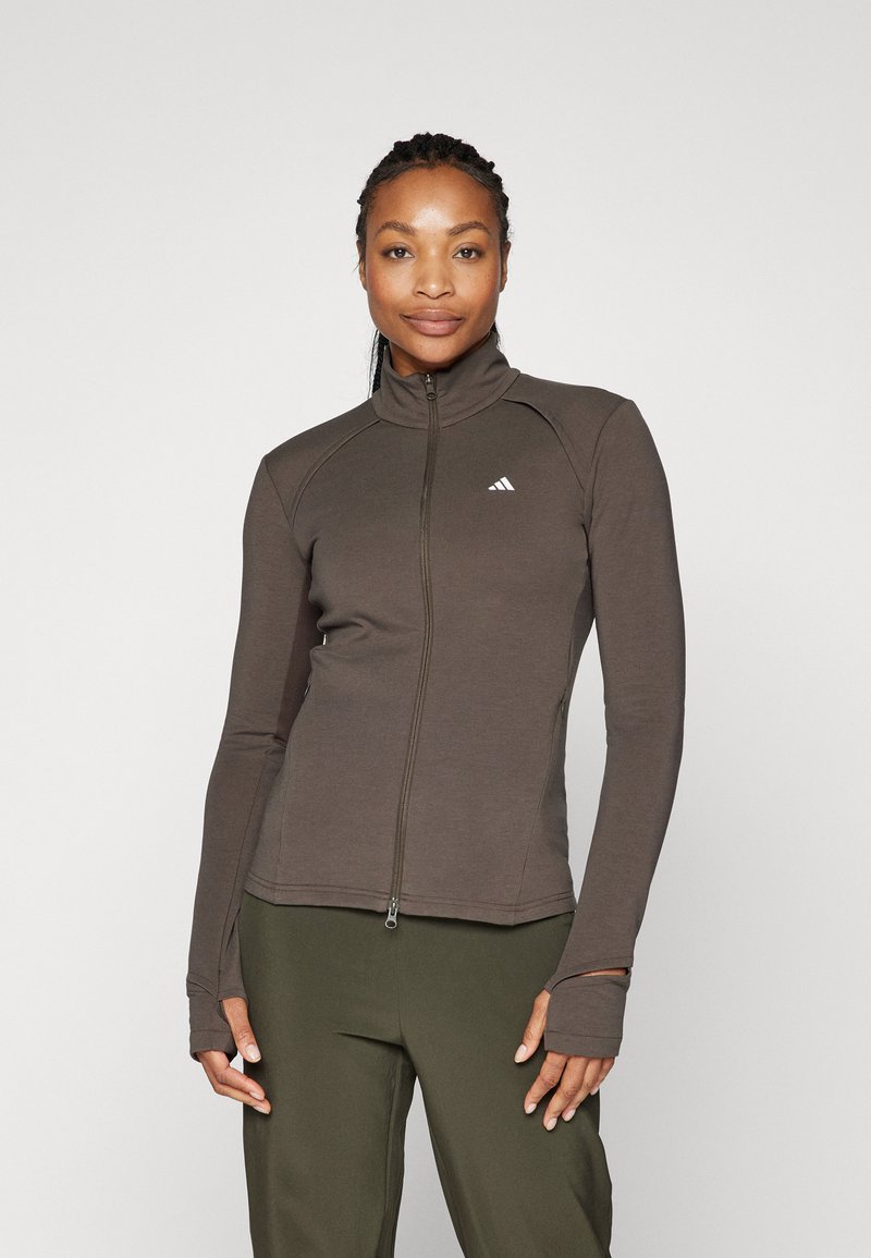 adidas Performance TRAINING COVER-UP - Træningsjakke - shadow olive