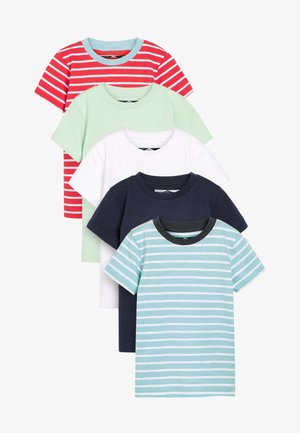 5 PACK SHORT SLEEVE - T-shirt con stampa - blue